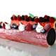 Mini-bûche de Noël aux fruits rouges