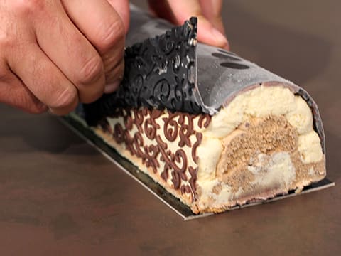 Bûche de Noël glacée 3 saveurs - 95