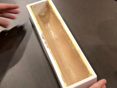 Bûche de Noël glacée praliné/marrons, citron/yuzu - 87