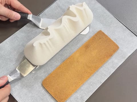 Bûche kombucha, pomme verte & vanille fumée - 145