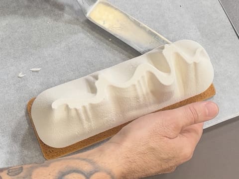 Bûche kombucha, pomme verte & vanille fumée - 146