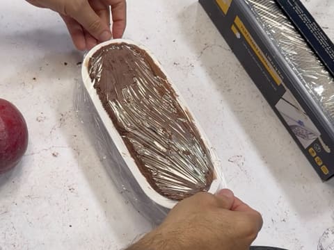 Bûche de Noël au chocolat et fruits exotiques - 135