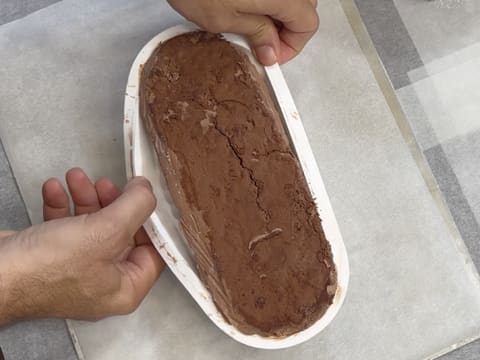 Bûche de Noël au chocolat et fruits exotiques - 151