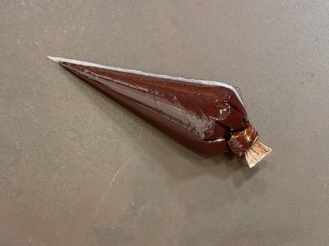 Bûche de Noël au chocolat et fruits exotiques - 173
