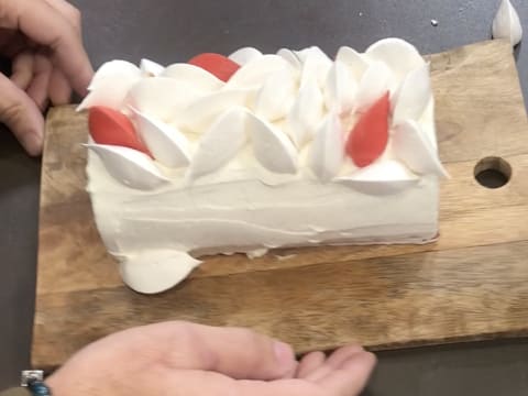 Bûche de Noël comme une Pavlova - 109