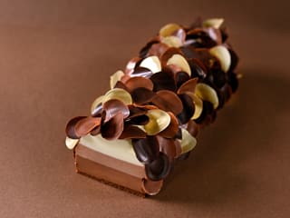 Bûche de Noël trio chocolat