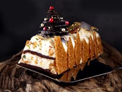 Bûche de Noël au miel