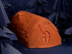 Bûche poire, chocolat et noix de pécan