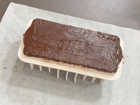 Bûche poire, chocolat et noix de pécan - 146