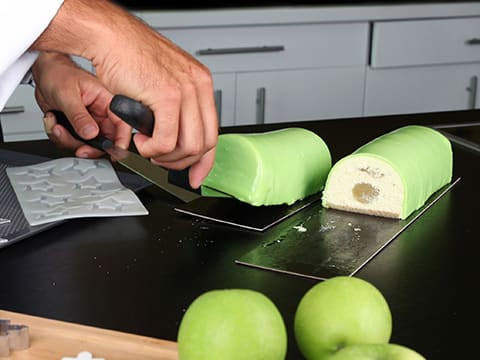 Bûche de Noël à la pomme Granny Smith - 121