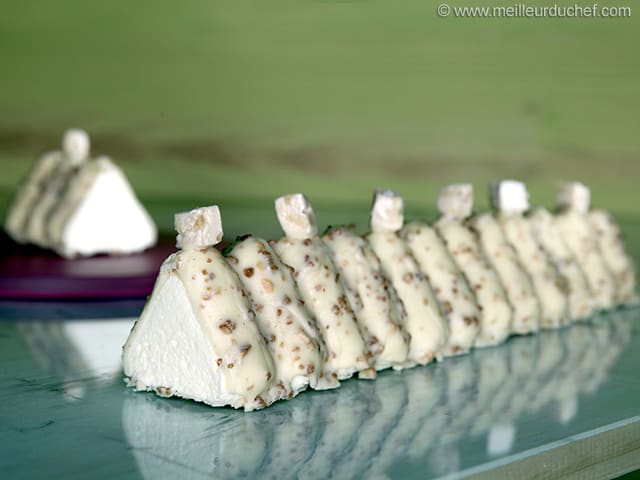 Bûche de noël au Toblerone est pommes carao 