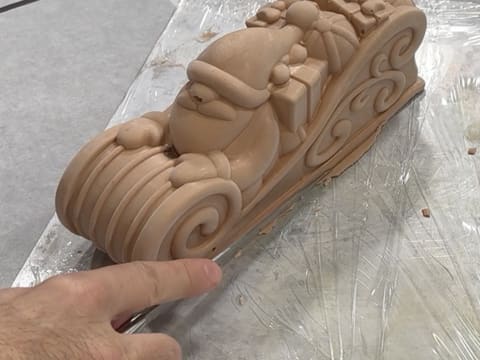 Bûche traîneau du père Noël - 94