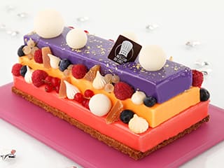 Bûche de Noël 3 fruits