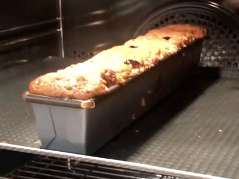 Cuisson du cake dans le four