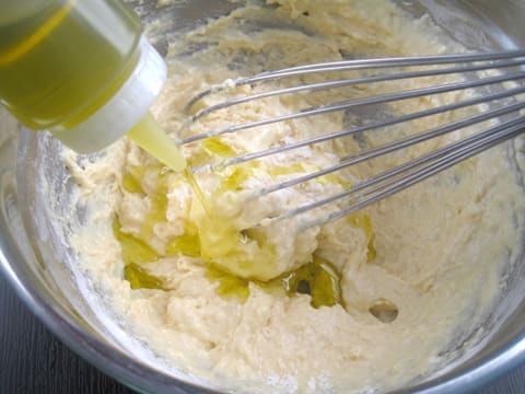 Cake courgettes feta - 9