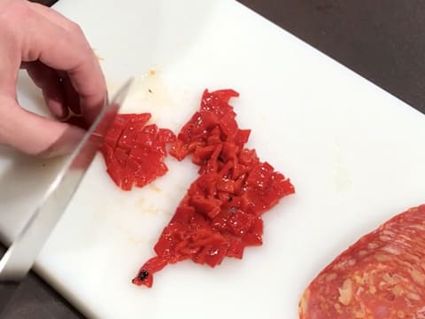 Cannelés salés aux piquillos et chorizo - 12