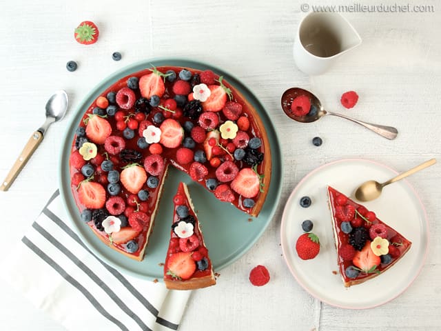 Cheesecake aux fruits rouges