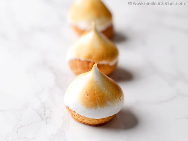 Choux citron meringué