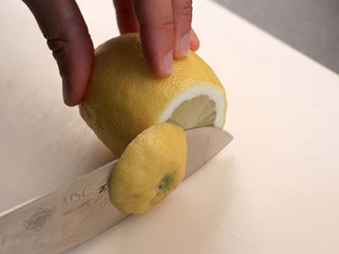 Citron pelé à vif - 2