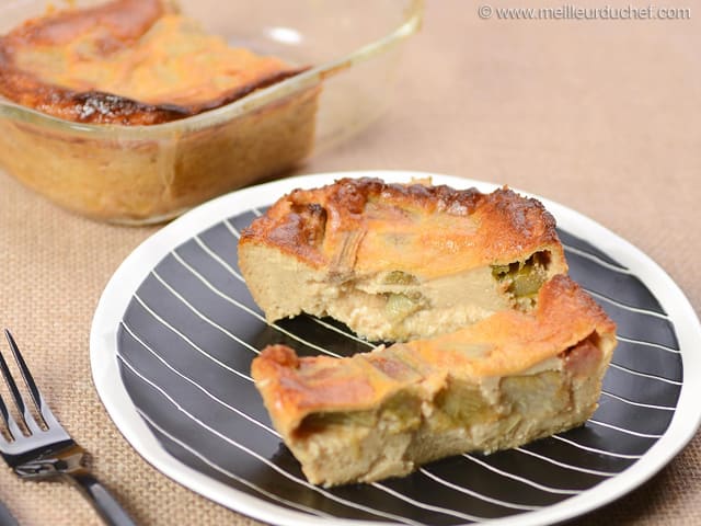 Clafoutis à la rhubarbe