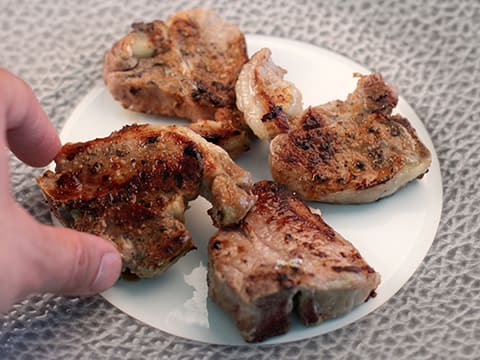 Côtelettes d'agneau, cuisson basse température - 14