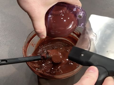 Moulage de coupe en chocolat - 11