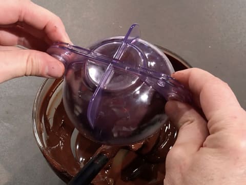 Moulage de coupe en chocolat - 16