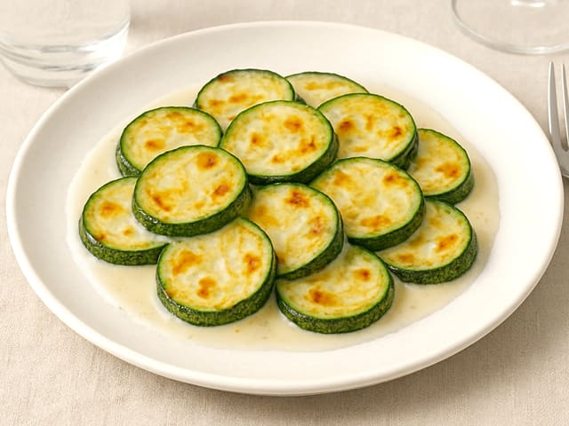 Courgettes à la crème