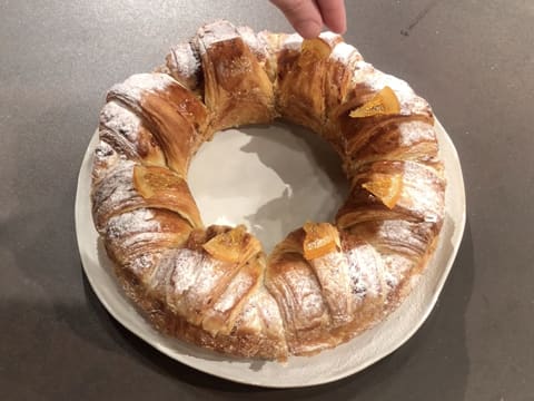 Couronne des rois, chocolat, noisettes, citron - 130