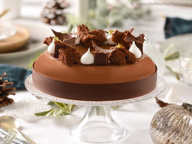 Couronne De Noel Caramel Chocolat Et Cacahuetes Fiche Recette Avec Photos Meilleur Du Chef