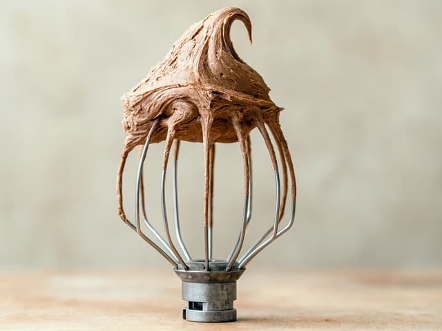 Crème au beurre légère au chocolat