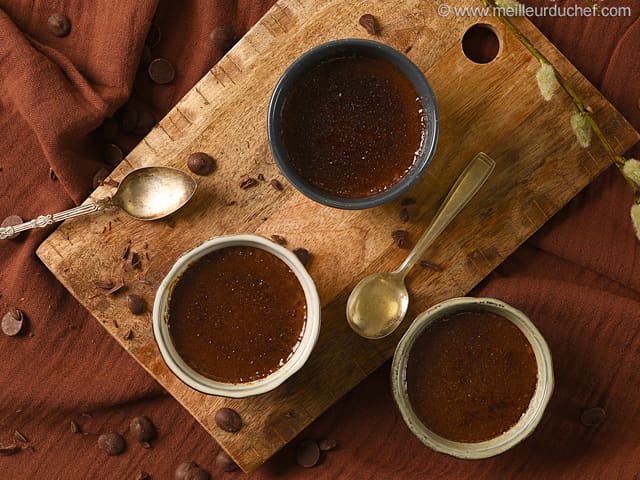 Crème brûlée au chocolat