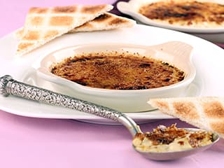 Crème brûlée au foie gras