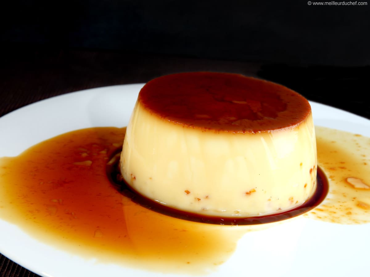 Crème renversée au caramel - Recette de cuisine illustrée - Meilleur du ...