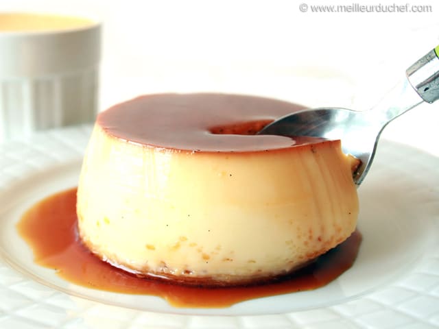 Crème renversée au caramel