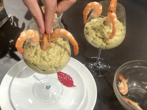 Espuma d'avocat aux crevettes épicées - 66