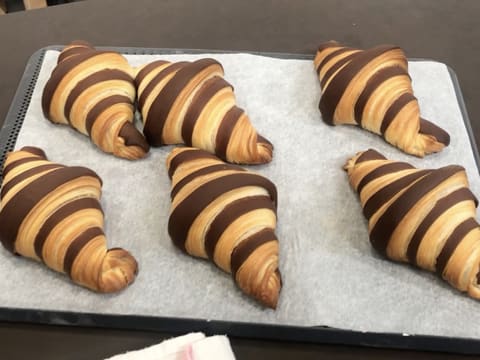 Croissant bicolore cacao - 98