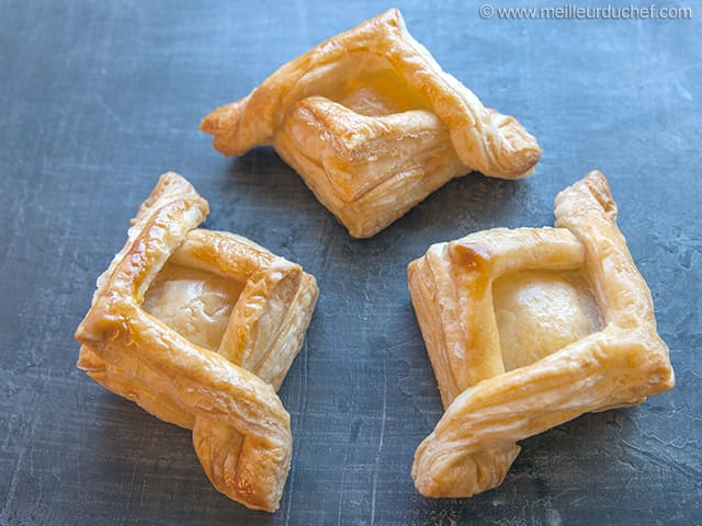 Croûte à bouchée carrée