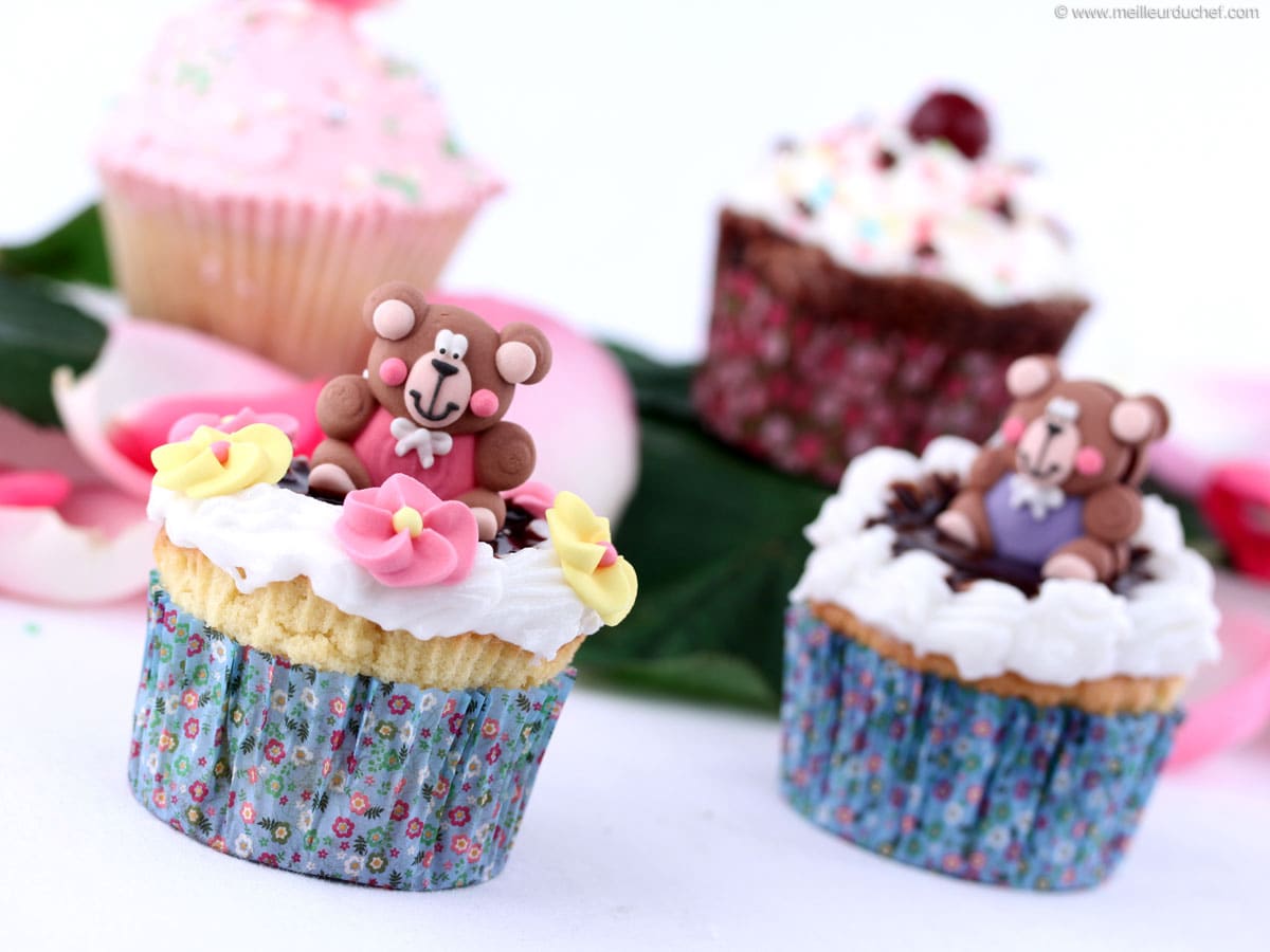 Cupcakes à la vanille moins sucrés