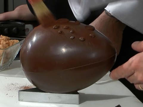 Déclinaison de décors sur œufs de Pâques en chocolat - 52