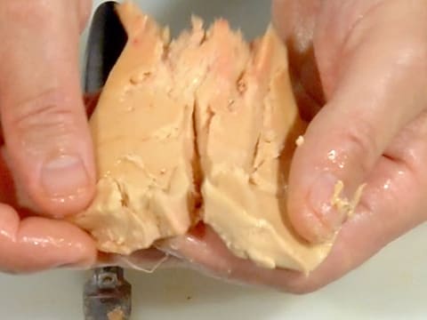 Déveinage d'un foie gras selon la méthode d'Eric Léautey - 35