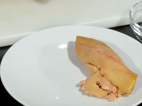 Déveinage d'un foie gras selon la méthode d'Eric Léautey - 5