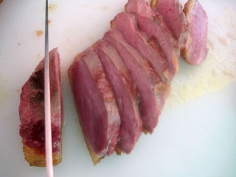 Dodine de foie gras et canard en aiguillettes - 50