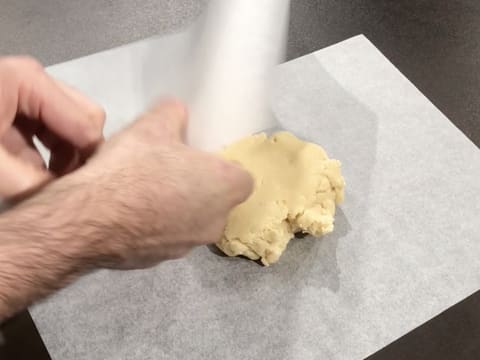 Papier sulfurisé sur pâte