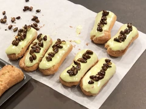 Éclair pistache/chocolat - 62