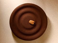 Entremets chocolat noir & praliné pécan vanillé