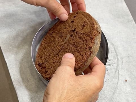 Entremets chocolat noir & praliné pécan vanillé - 137