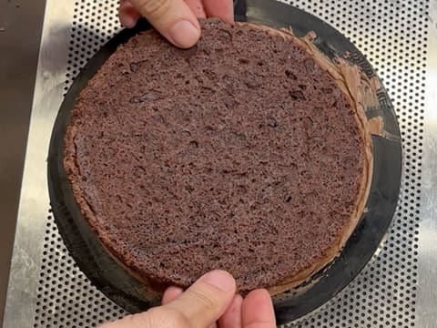 Entremets chocolat noir & praliné pécan vanillé - 170