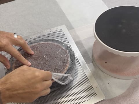 Entremets chocolat noir & praliné pécan vanillé - 174