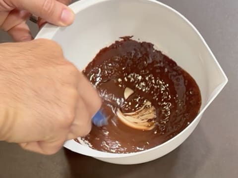Entremets chocolat noir & praliné pécan vanillé - 62